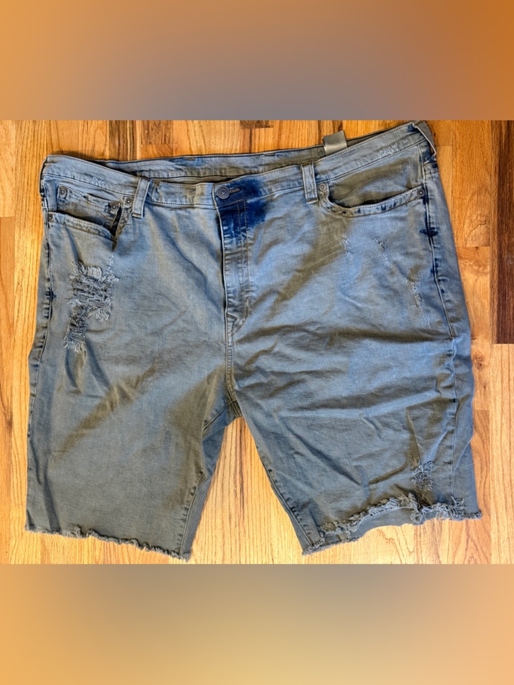 True religion men’s Ricky Denim Shorts